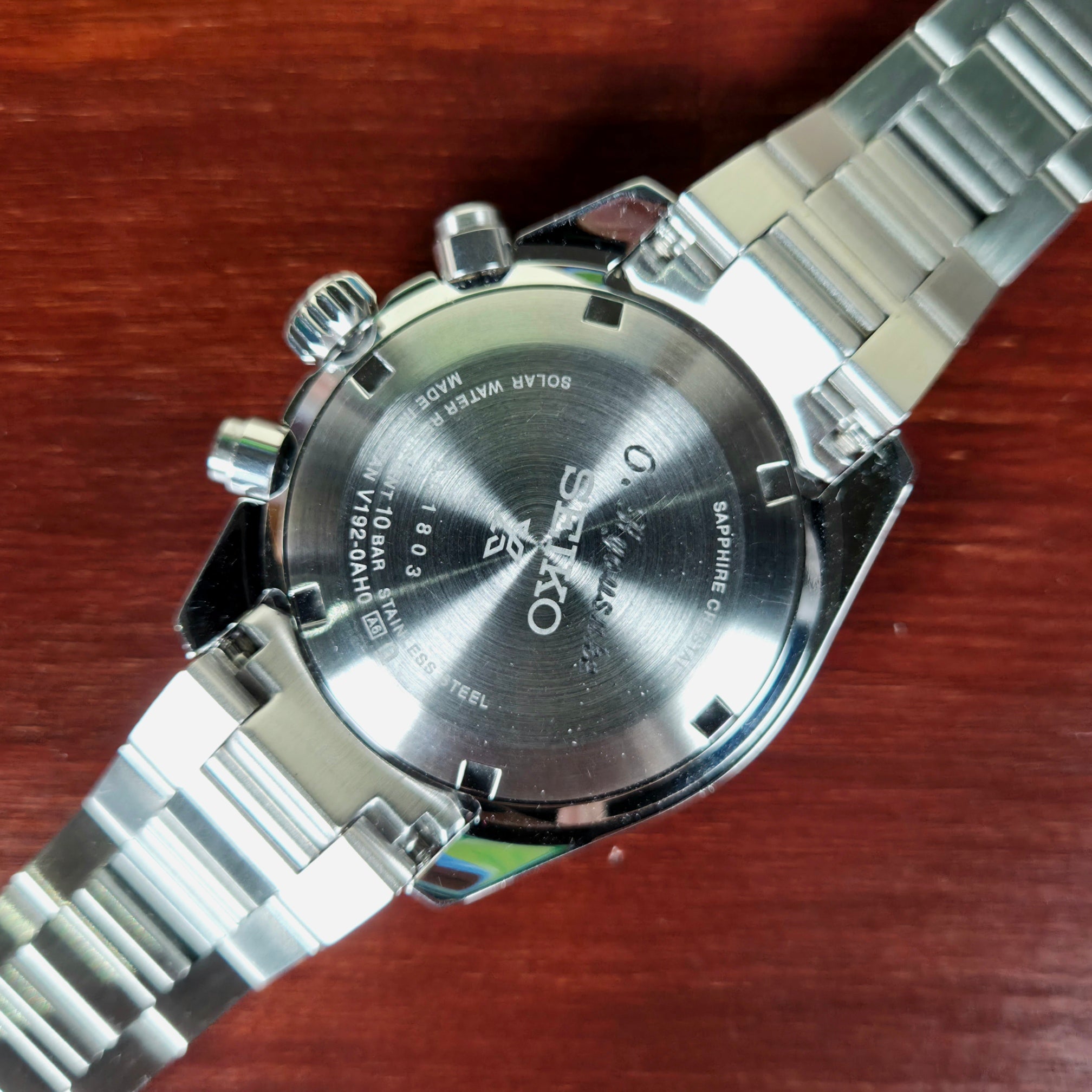 Seiko Prospex Speedtimer Solar Chronograph V192-0AH0