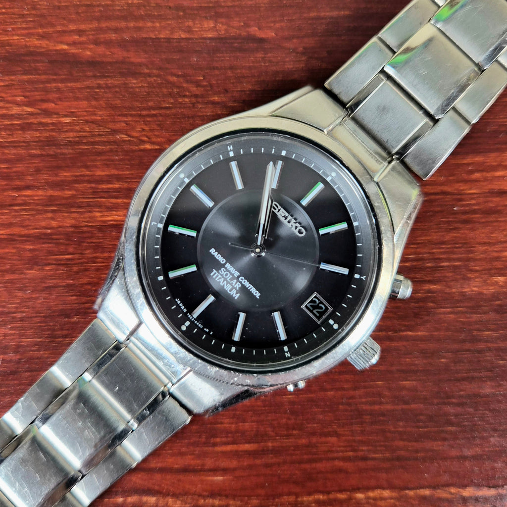 Seiko Solar Radio Titanium SBTM193