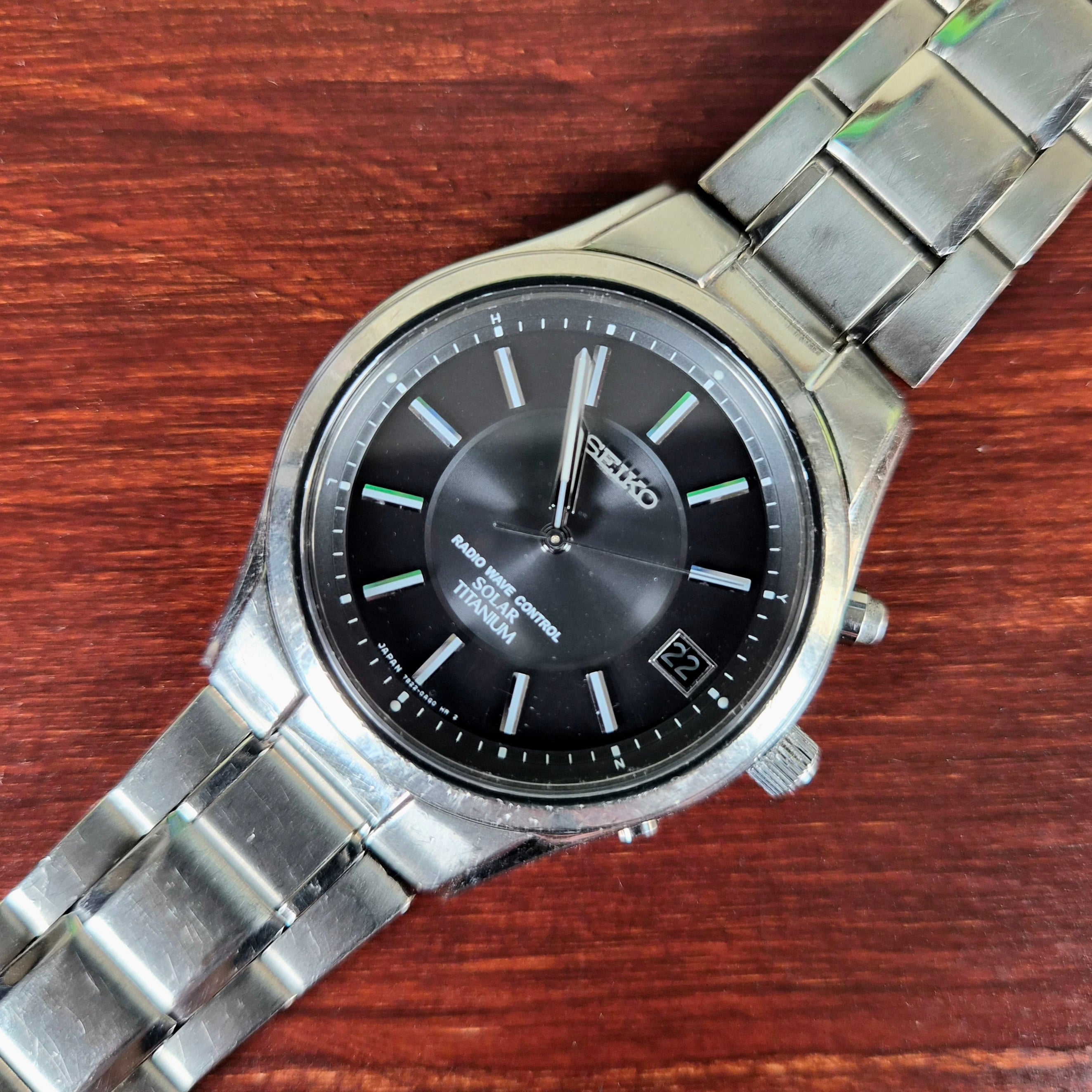 Seiko Solar Radio Titanium SBTM193