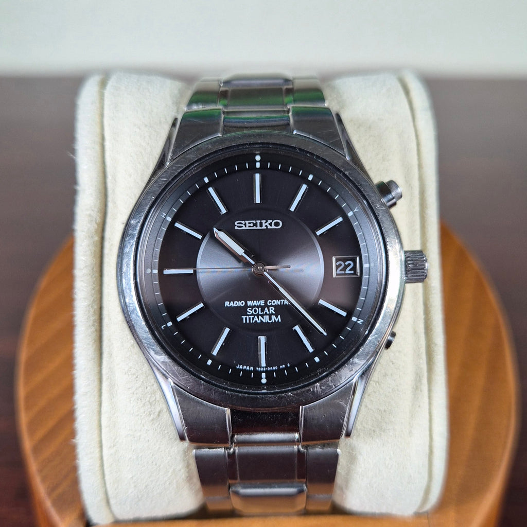 Seiko Solar Radio Titanium SBTM193